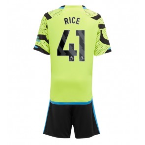 Arsenal Declan Rice #41 Dětské Venkovní dres komplet 2023-24 Krátký Rukáv (+ trenýrky)